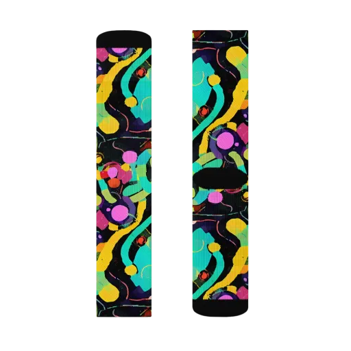 Neon Kinetic on a Socks