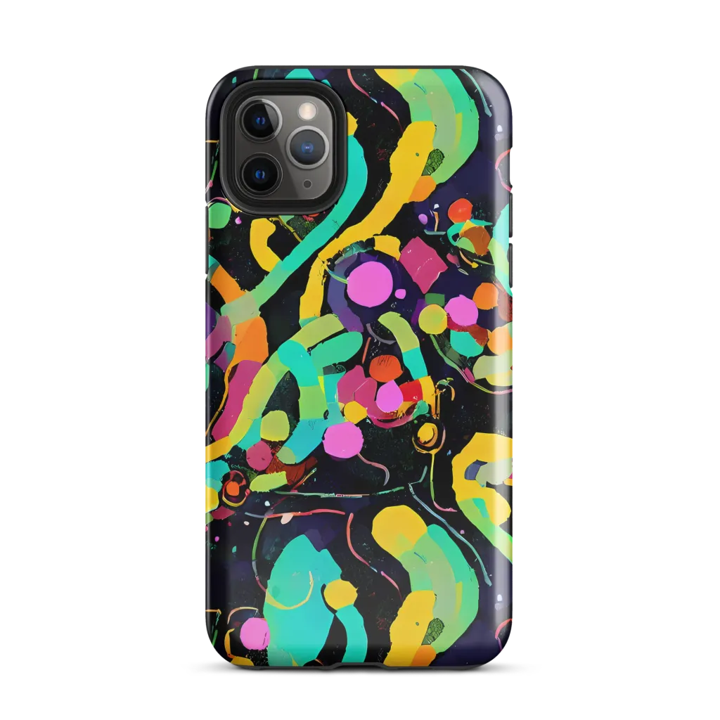 Neon Kinetic on Tough Case for iPhone® — Front