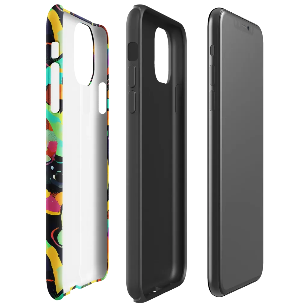 Neon Kinetic on Tough Case for iPhone® — Right