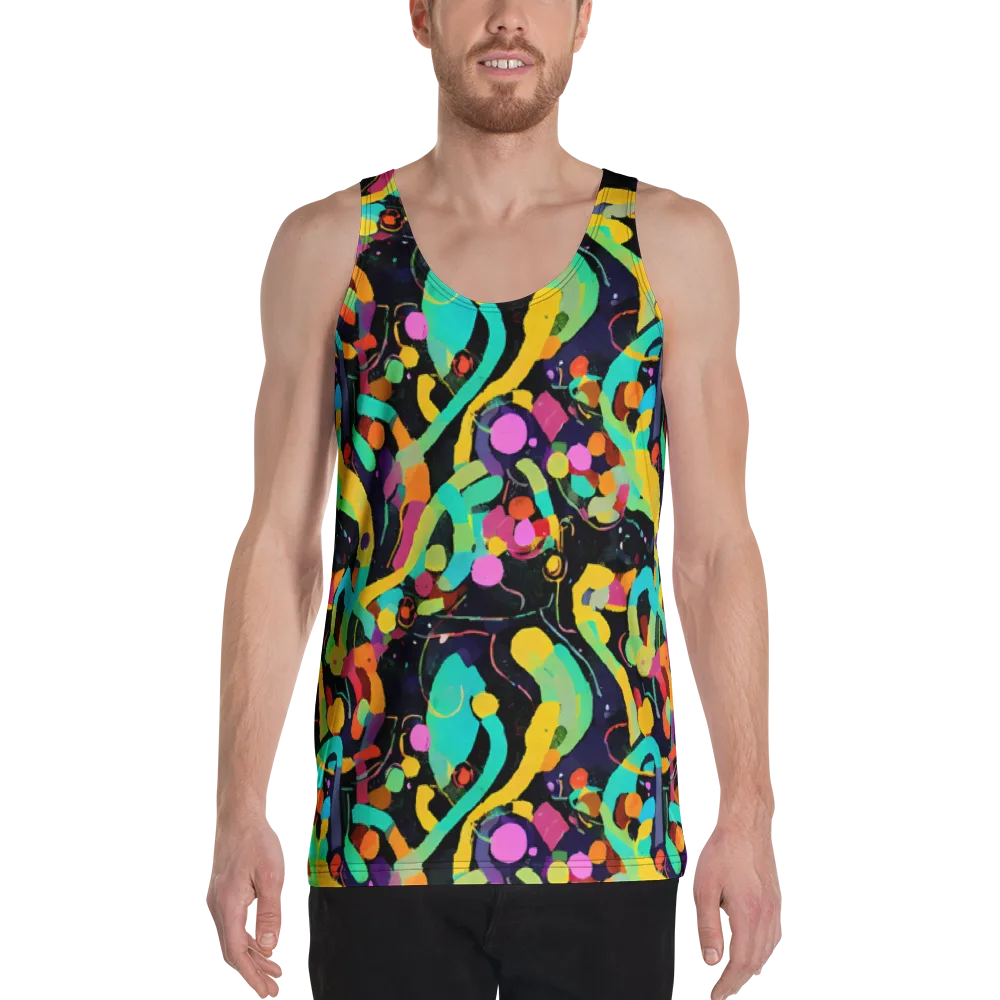 Neon Kinetic on Men's Tank Top — Front