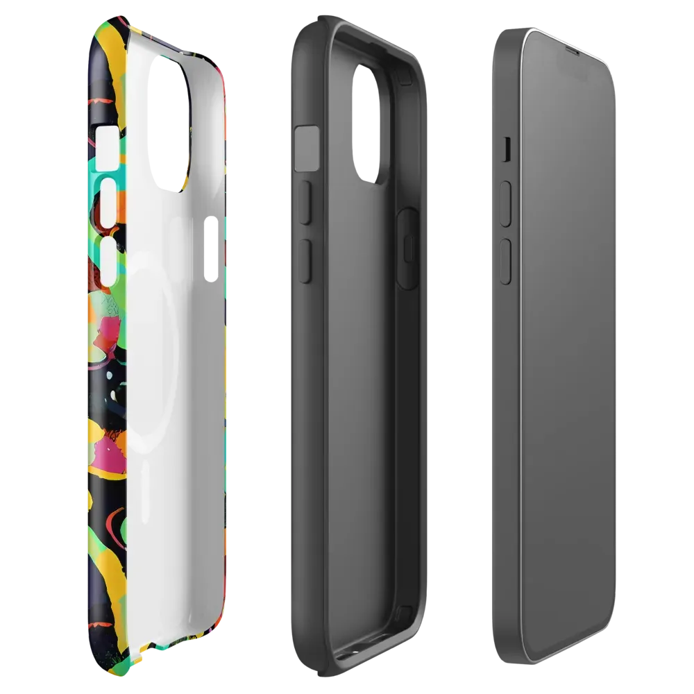 Neon Kinetic on MagSafe Tough Case for iPhone® — Front