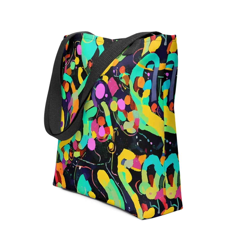 Neon Kinetic on Tote Bag — Front