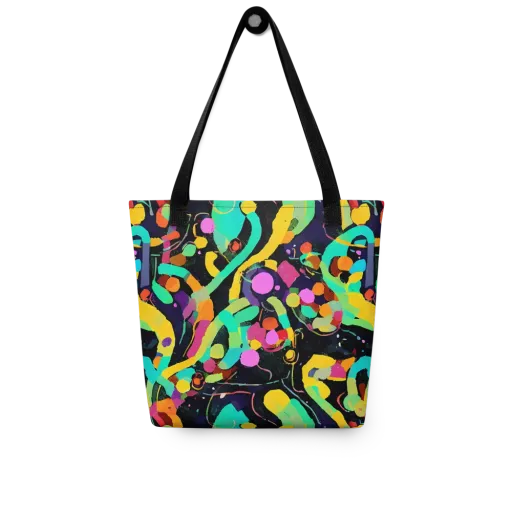 Neon Kinetic on a Tote Bag