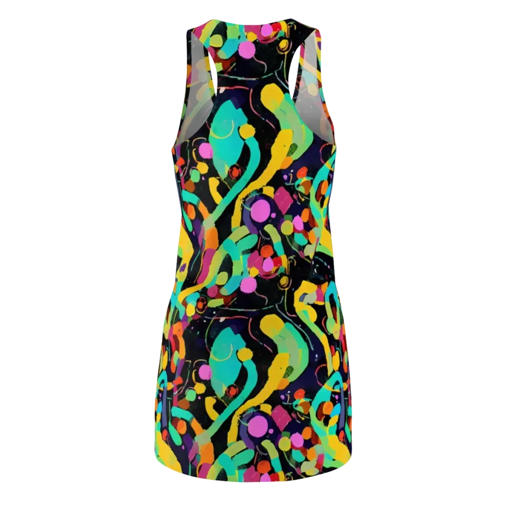 Neon Kinetic on Racerback Dress — Back