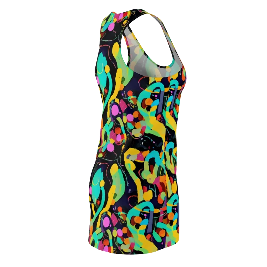 Neon Kinetic on Racerback Dress — Back Side