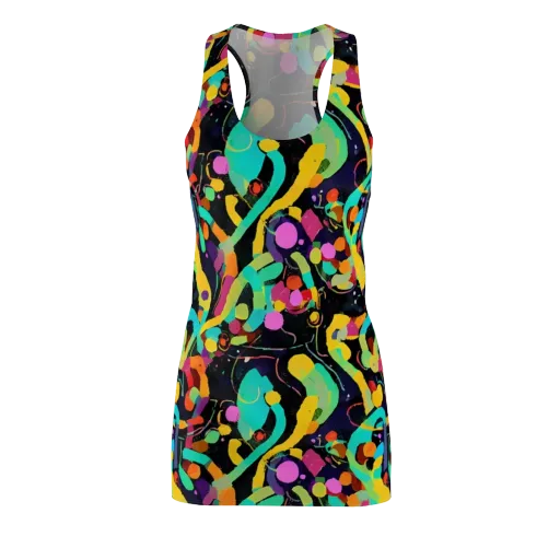 Neon Kinetic on a Racerback Dress