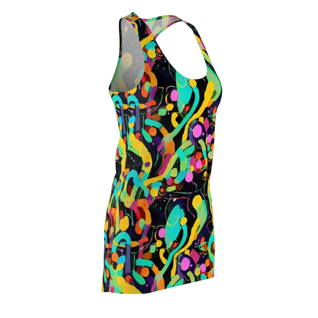 Neon Kinetic on Racerback Dress — Front Side