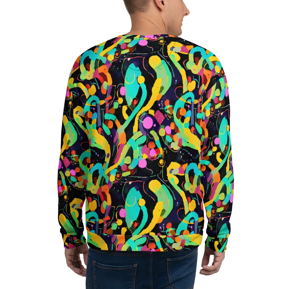 Neon Kinetic on Sweatshirt — Back