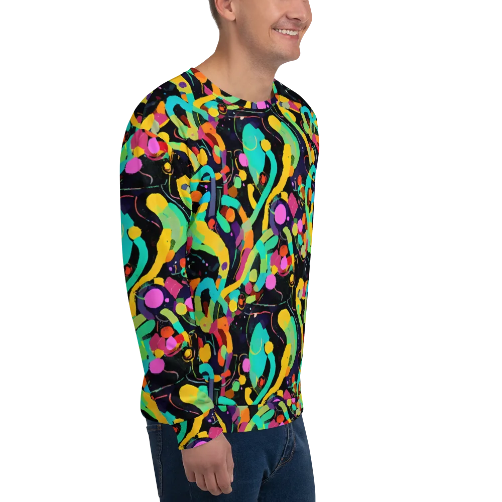 Neon Kinetic on Sweatshirt — Right Front