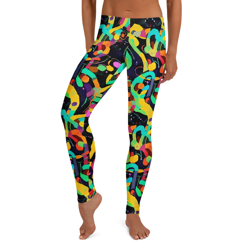 Neon Kinetic on Leggings — Front