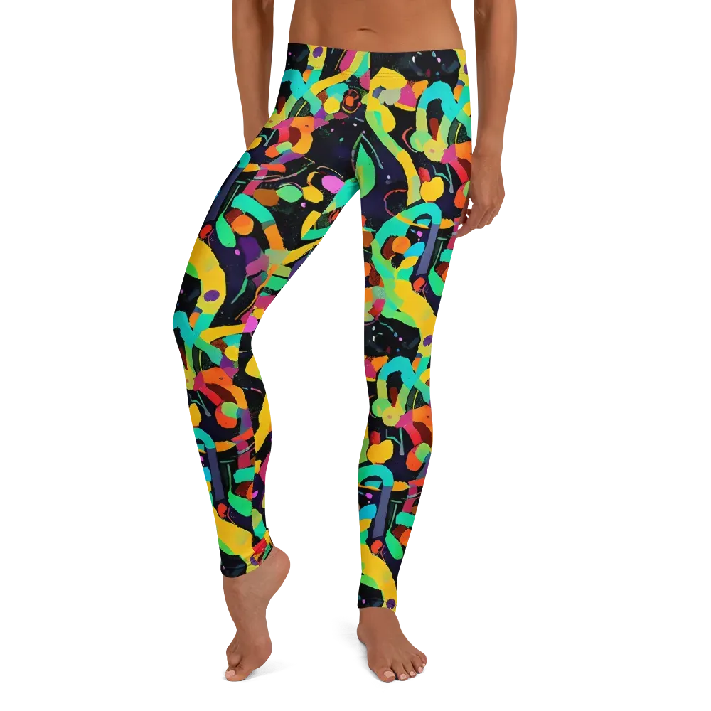 Neon Kinetic on Leggings — Front