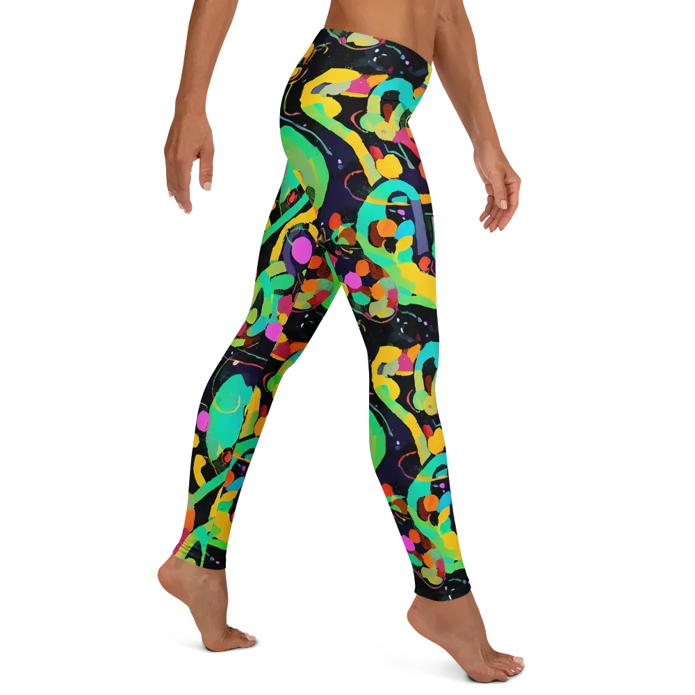 Neon Kinetic on Leggings — Right