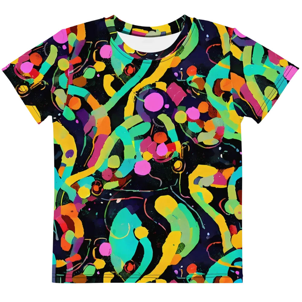 Neon Kinetic on Kids Crew Neck T-Shirt — Front