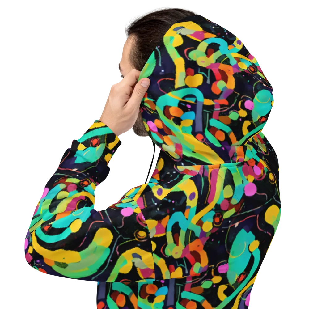 Neon Kinetic on Hoodie — Back