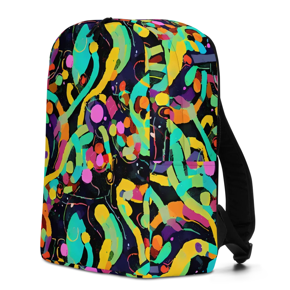 Neon Kinetic on Minimalist Backpack — Left