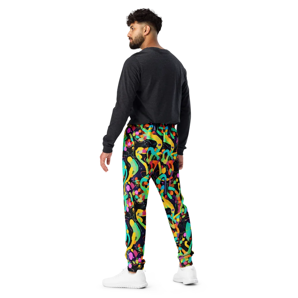 Neon Kinetic on Men's Joggers — Back
