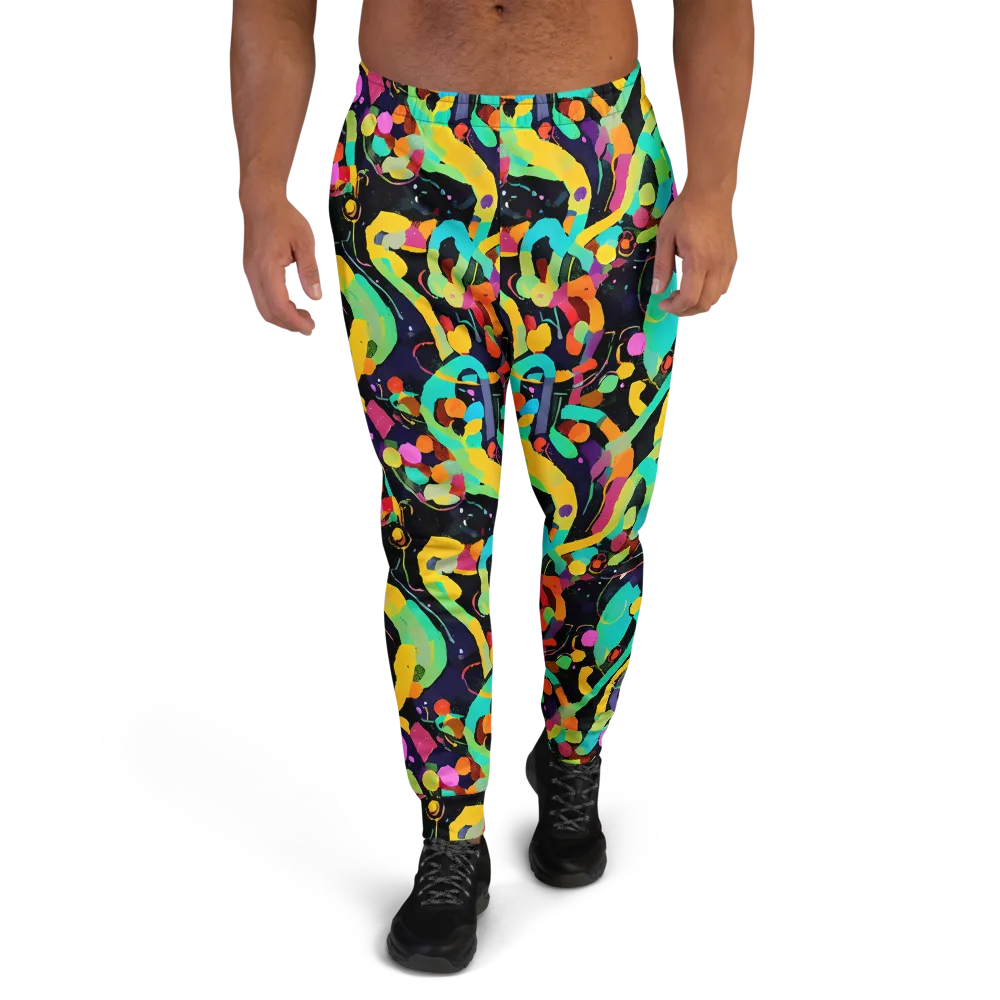 Neon Kinetic on Men's Joggers — Front