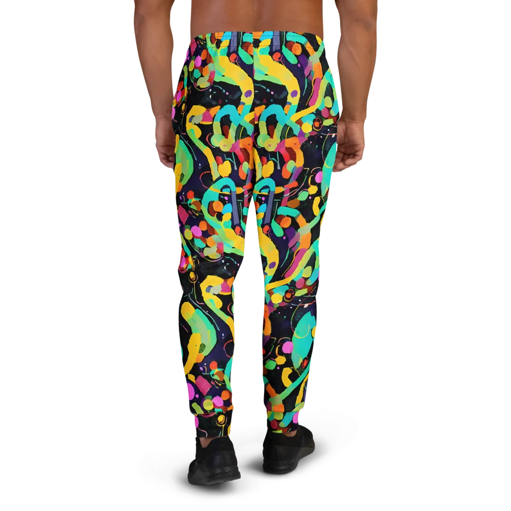 Neon Kinetic on Men's Joggers — Back