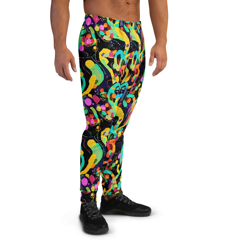 Neon Kinetic on Men's Joggers — Right