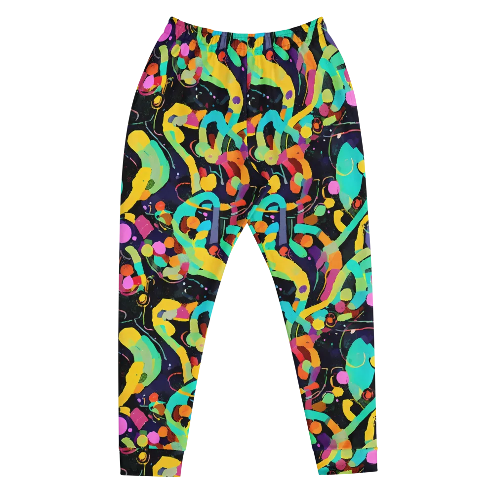 Neon Kinetic on Men's Joggers — Front