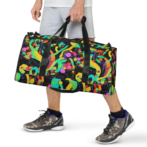 Neon Kinetic on a Duffle Bag