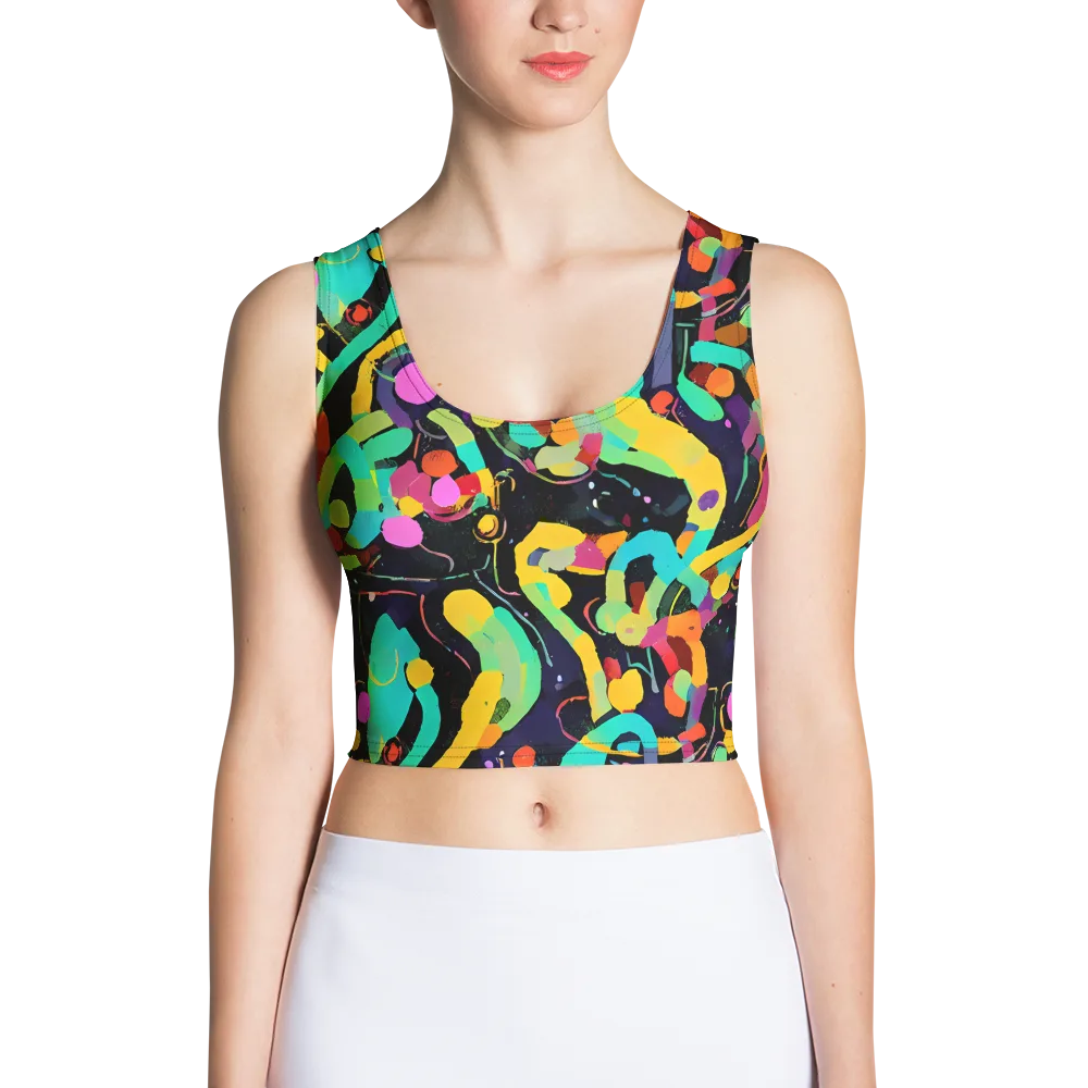 Neon Kinetic on Crop Top — Front