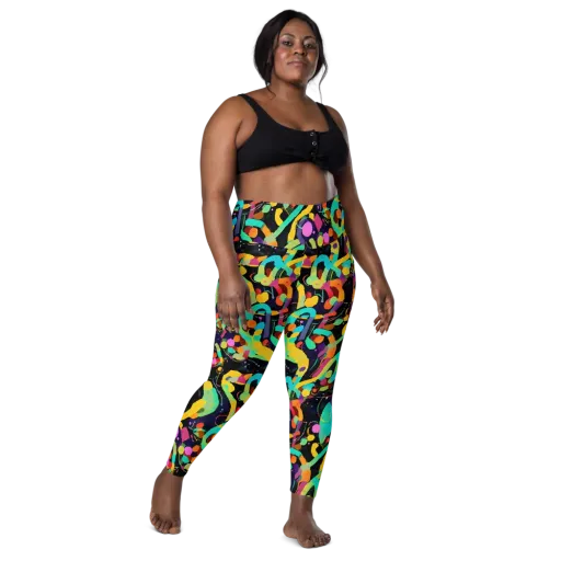 Neon Kinetic on a Leggings with Pockets