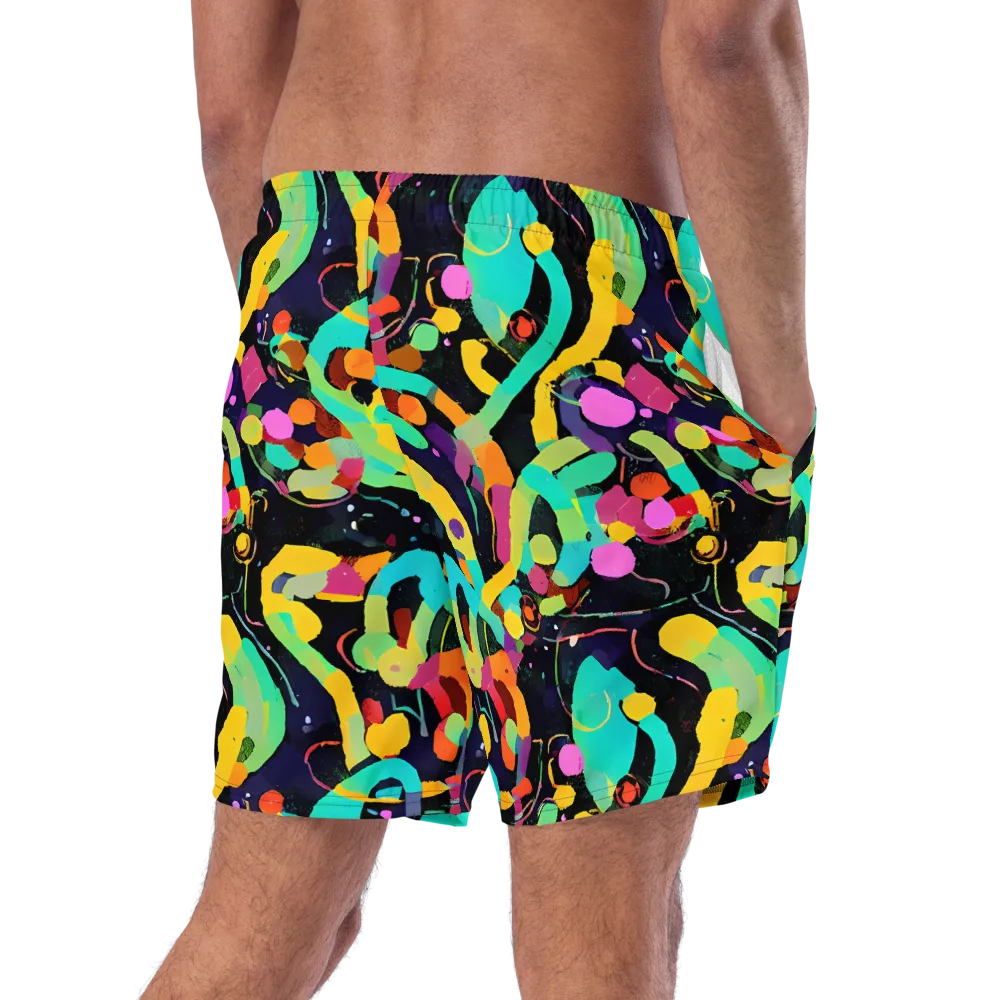 Neon Kinetic on Swim Trunks — Right Back