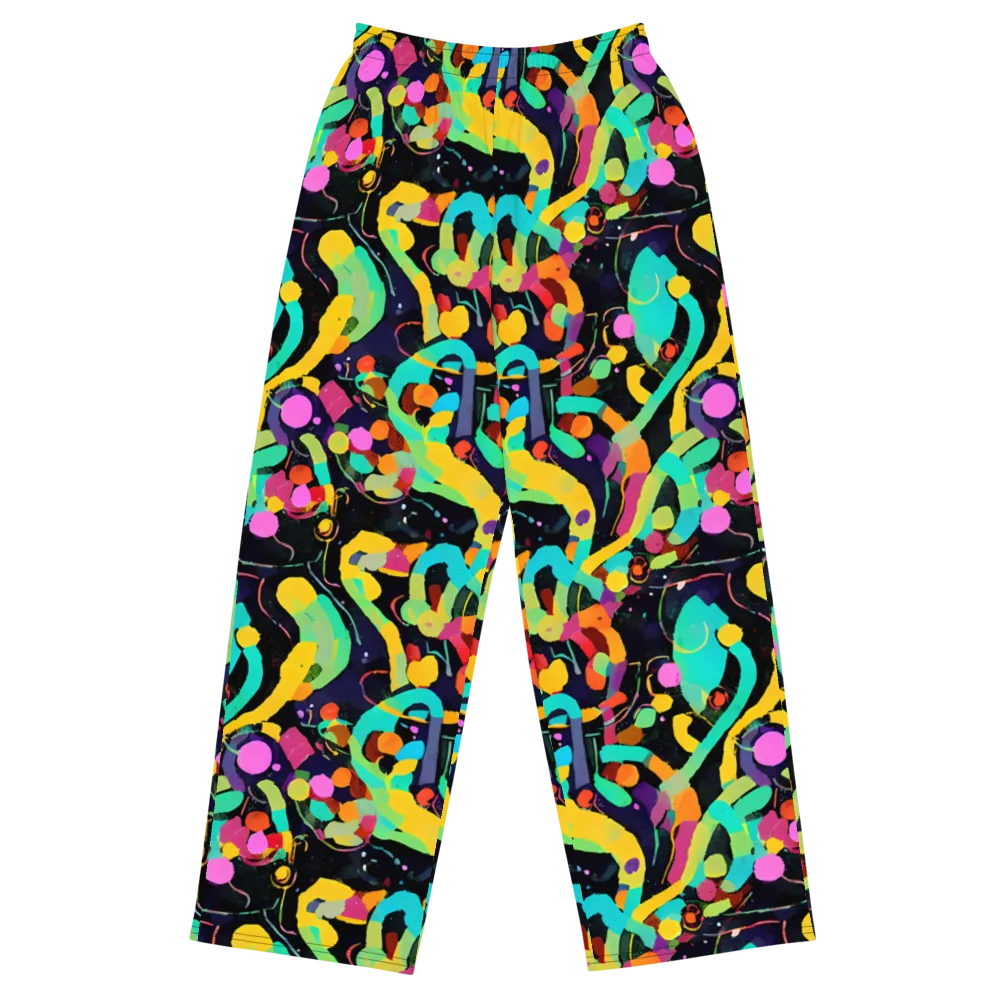 Neon Kinetic on Wide-Leg Pants — Front