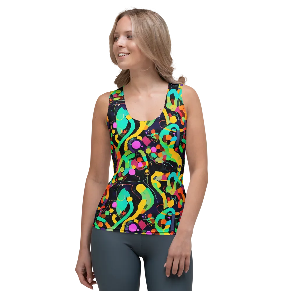 Neon Kinetic on Women's Tank Top — Front