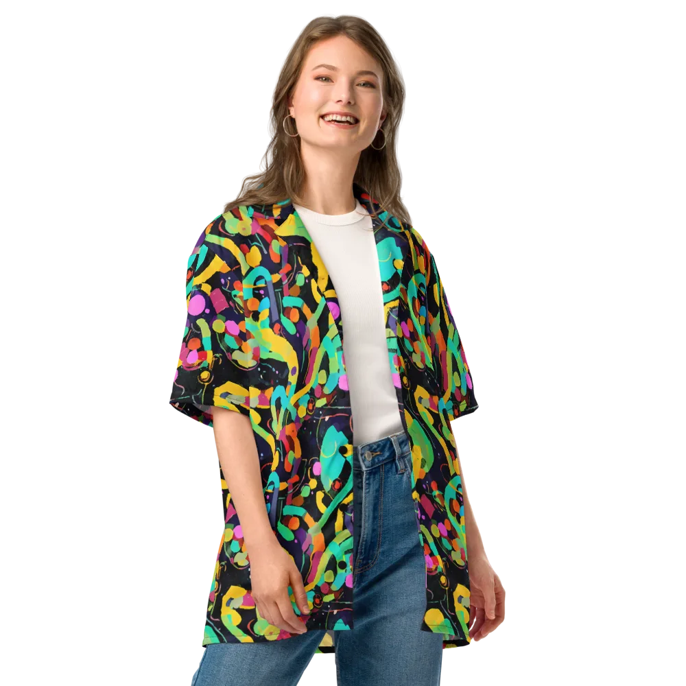 Neon Kinetic on Button Shirt — Front