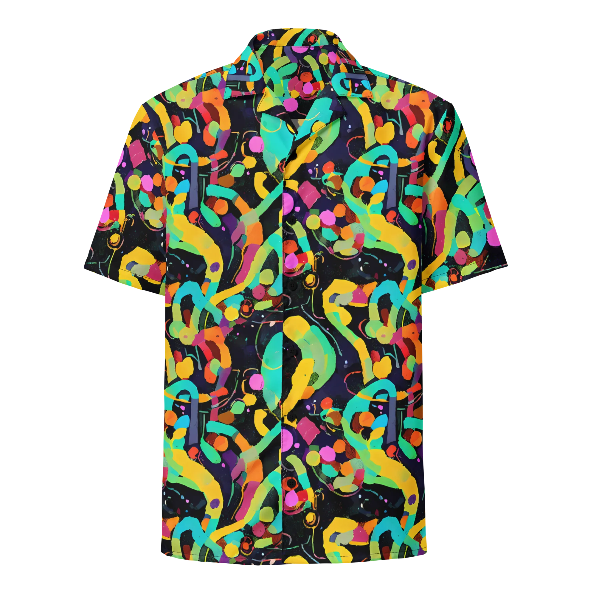 Neon Kinetic on Button Shirt — Front