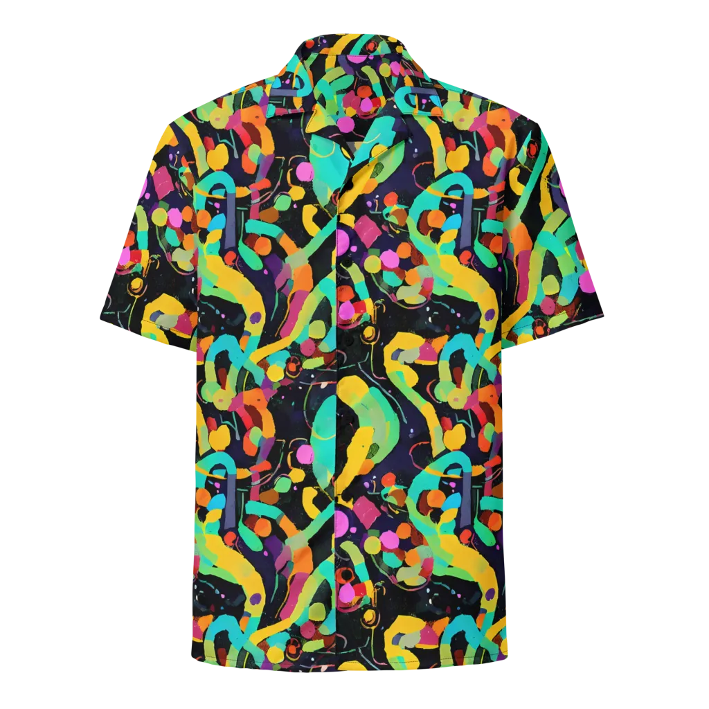 Neon Kinetic on Button Shirt — Front