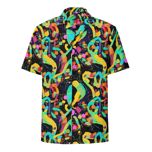 Neon Kinetic on a Button Shirt