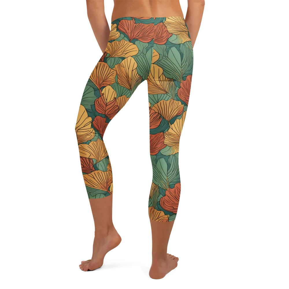 Ember Canopy on Capri Leggings — Back