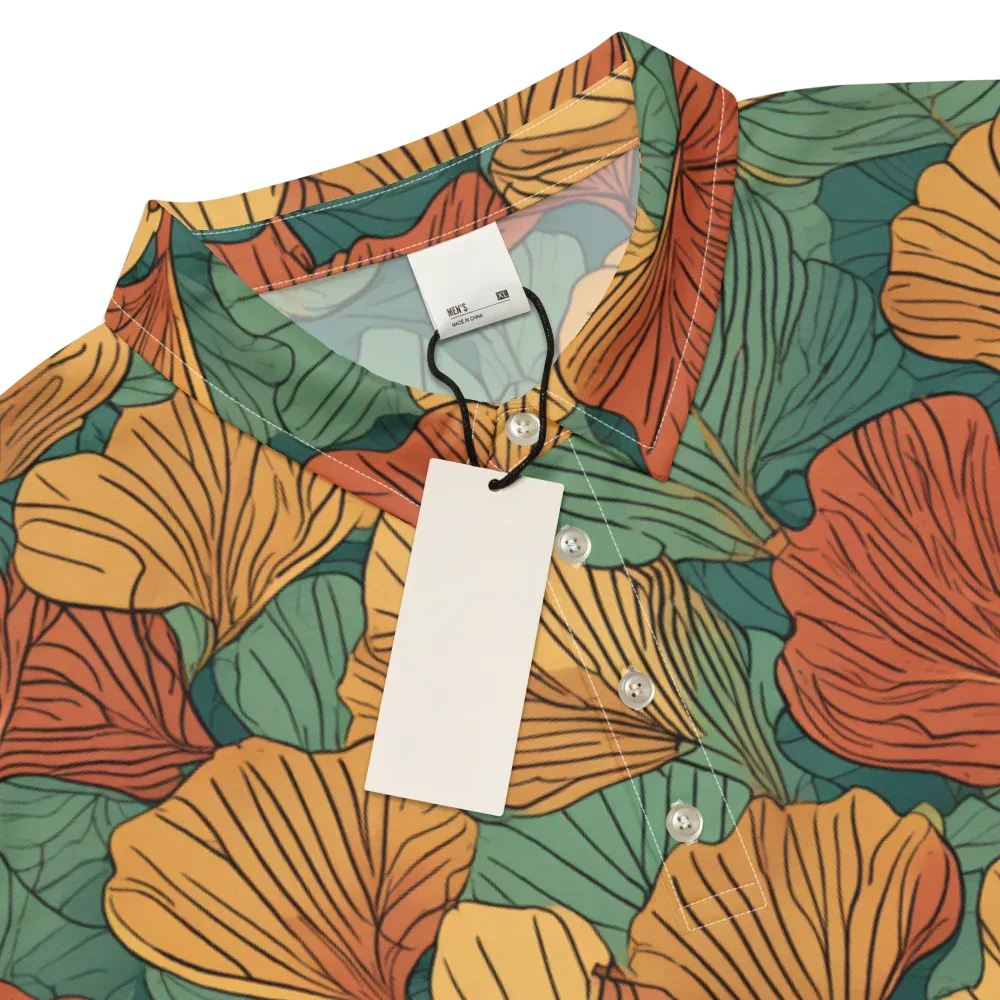 Ember Canopy on Men's Slim Fit Polo Shirt — Product details