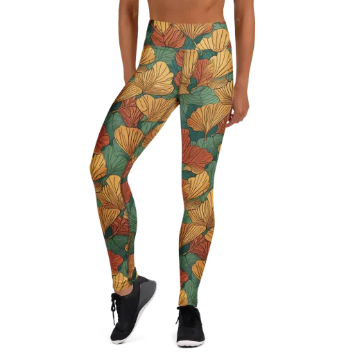 Ember Canopy on a Yoga Leggings