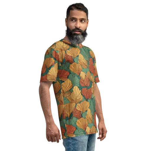 Ember Canopy on a Men's Crew Neck T-Shirt