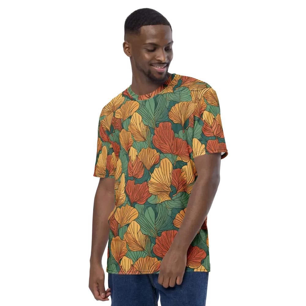 Ember Canopy on Men's Crew Neck T-Shirt — Left