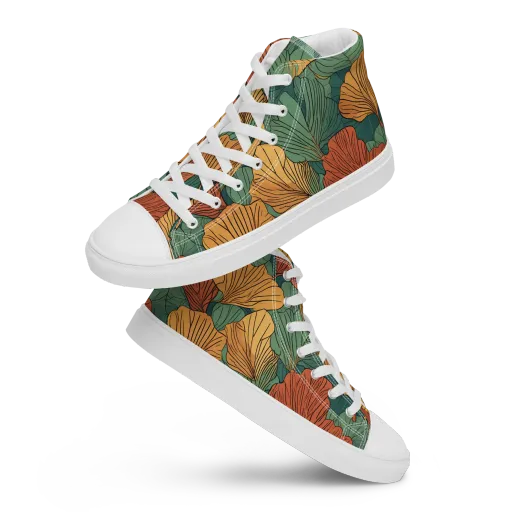 Ember Canopy on a Women's High Top Canvas Shoes