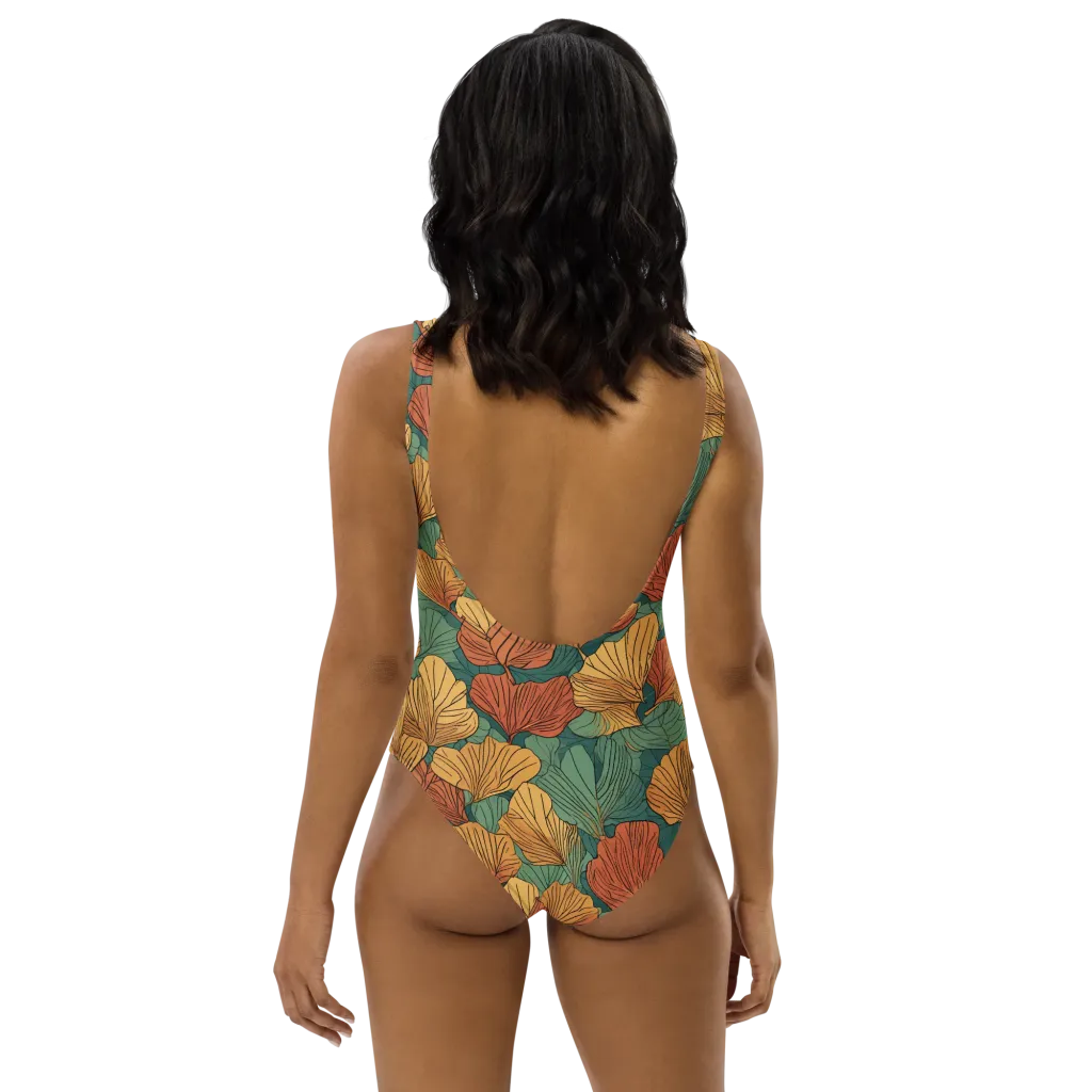 Ember Canopy on One-Piece Swimsuit — Back