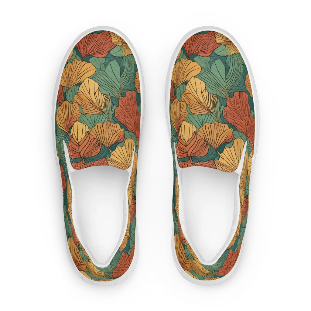 Ember Canopy on Women's Slip-On Canvas Shoes — Front