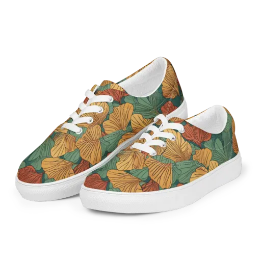 Ember Canopy on a Men's Lace-Up Canvas Shoes