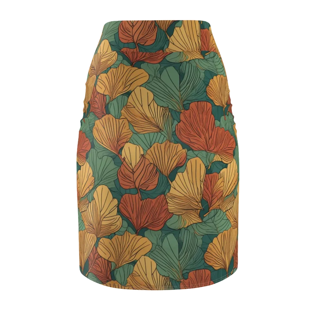 Ember Canopy on Pencil Skirt — Back