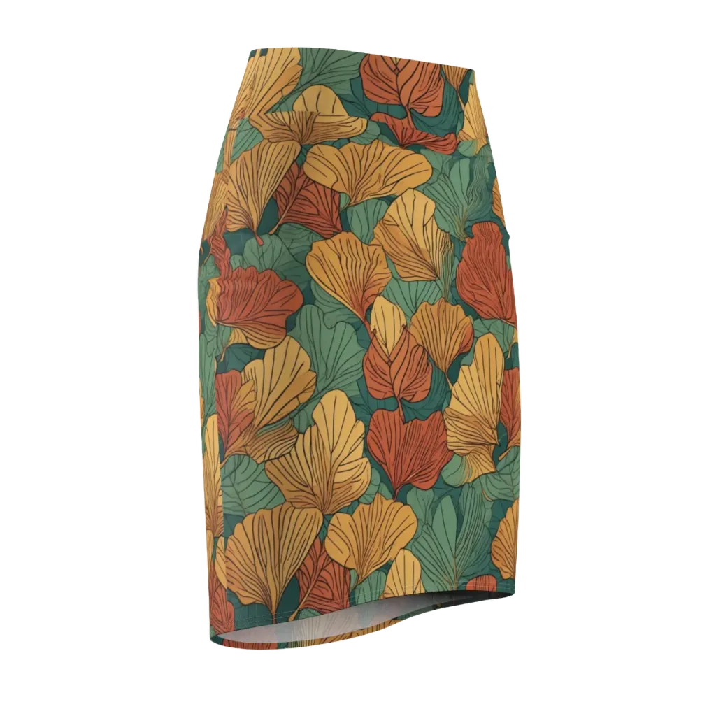 Ember Canopy on Pencil Skirt — Front Side