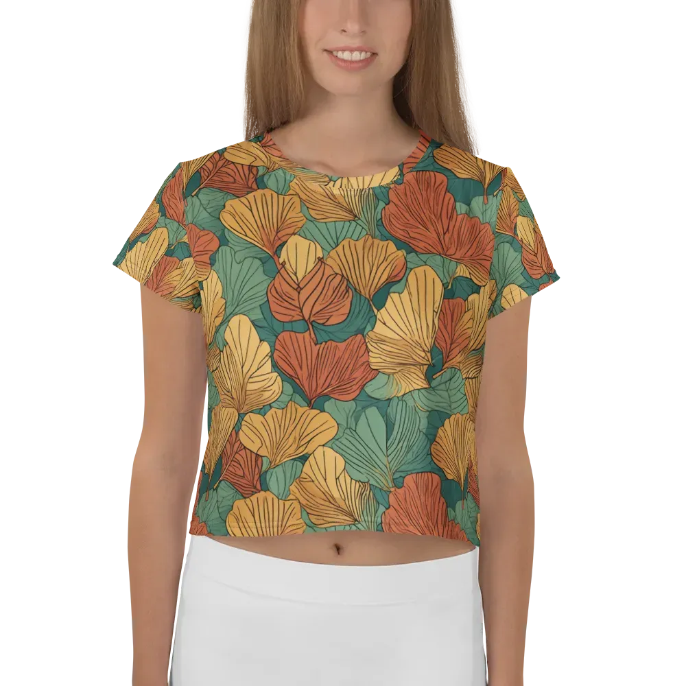 Ember Canopy on Crop Tee — Front