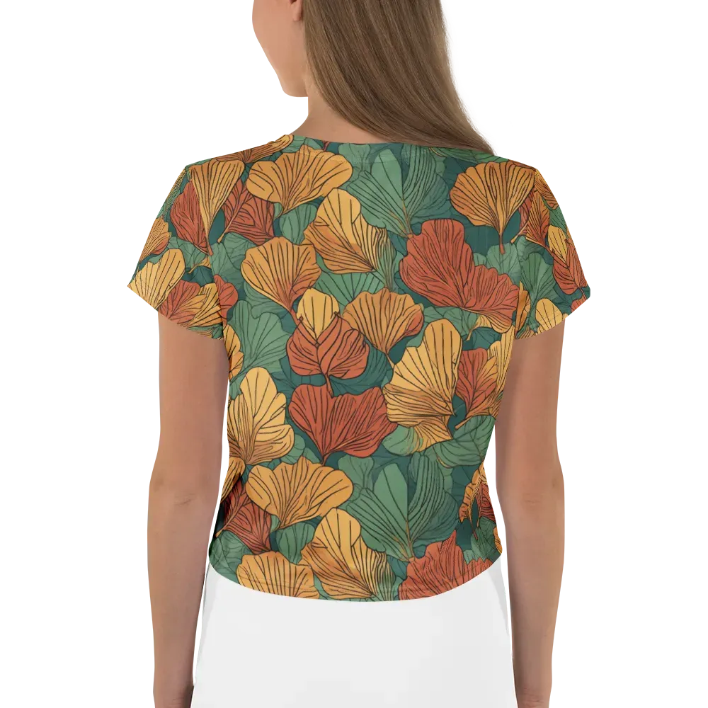 Ember Canopy on Crop Tee — Back