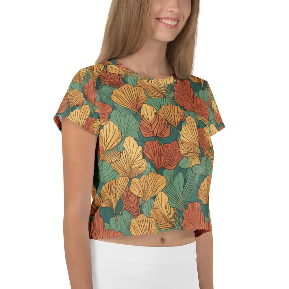Ember Canopy on Crop Tee — Right