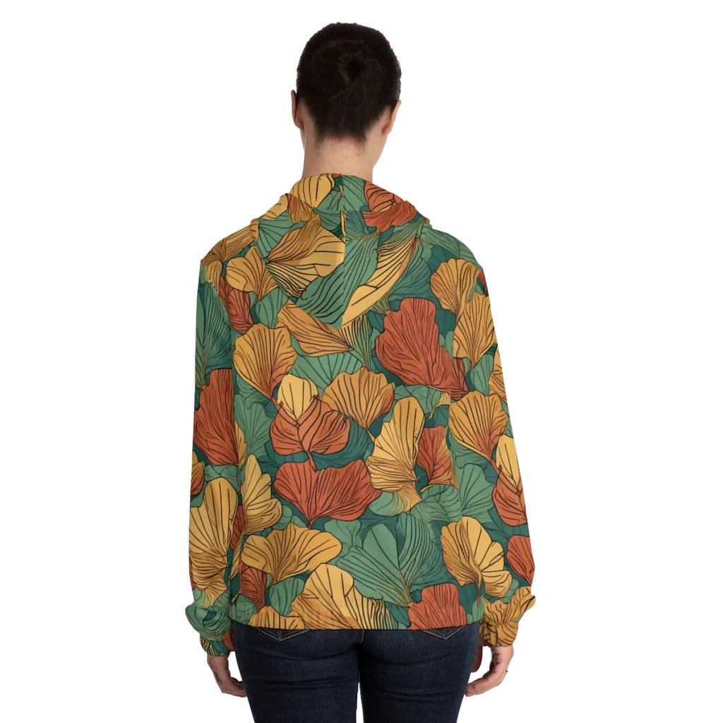 Ember Canopy on Women's Full-Zip Hoodie — Back On Person
