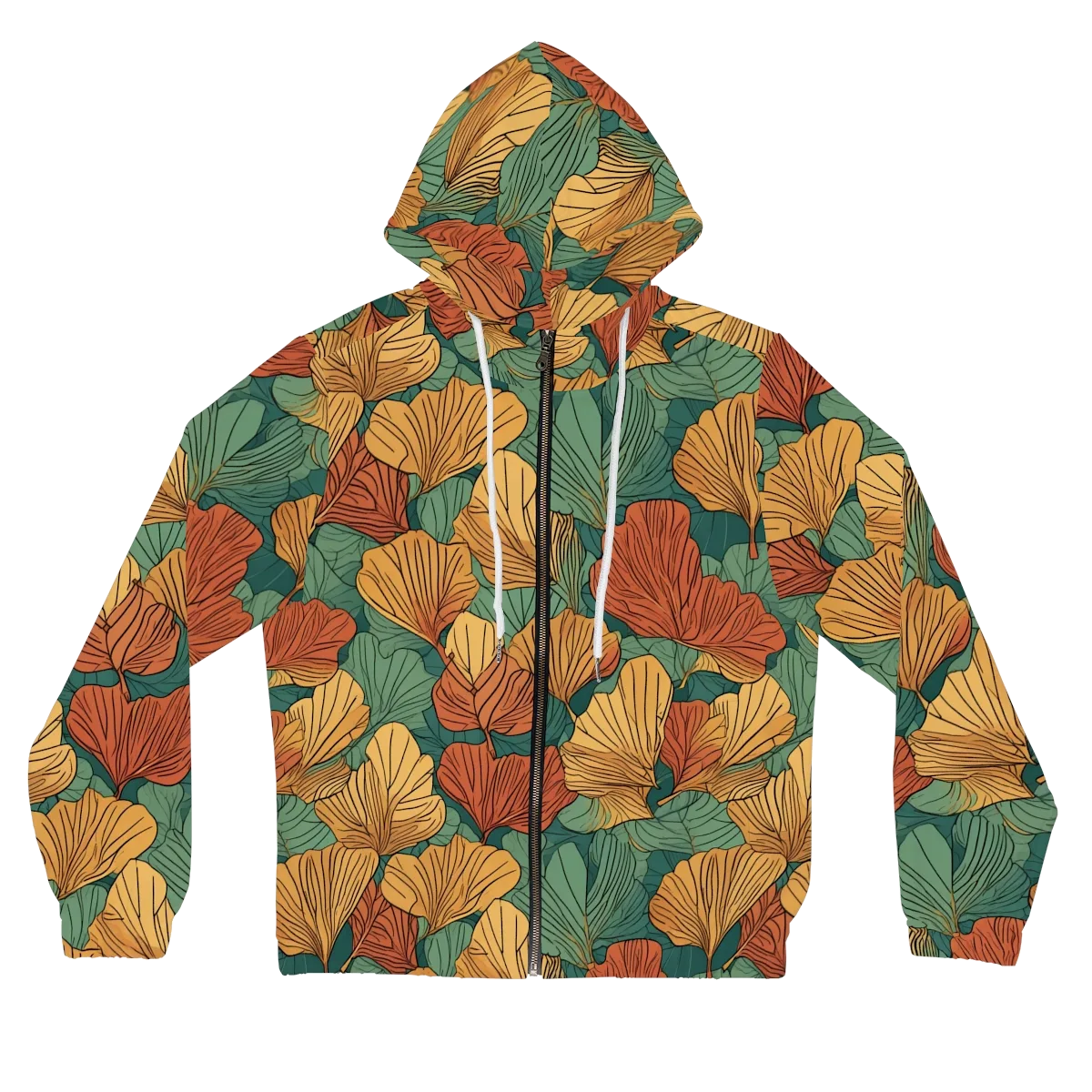Ember Canopy on Women's Full-Zip Hoodie — Front